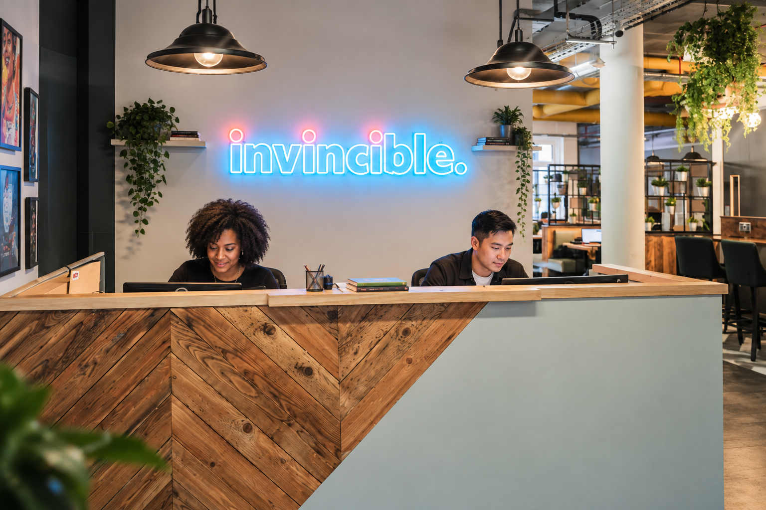 Invincible London Invincible Digital London office reception
